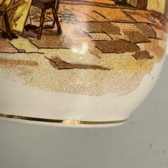 Charming  Falcon Ware Lawrence & Grundy Jug/ Pitcher Vintage English Jug - Picture 6 of 11